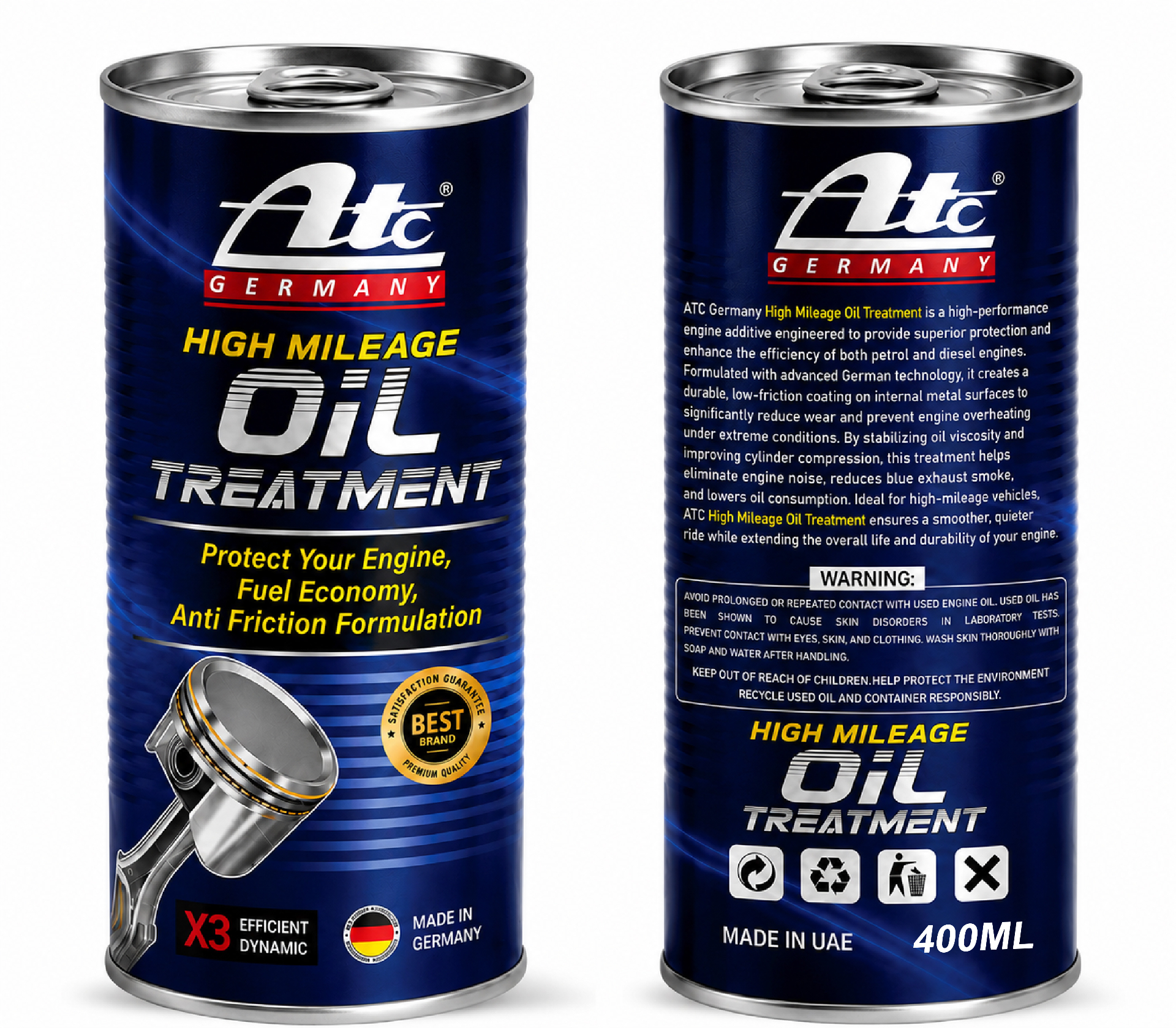 ATC Germany High Mileage Oil Treatment (400ml)