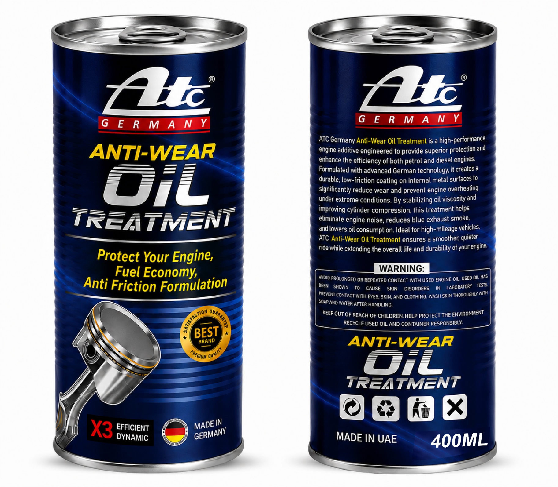 ATC Germany Anti-Wear Oil Treatment (400ml)
