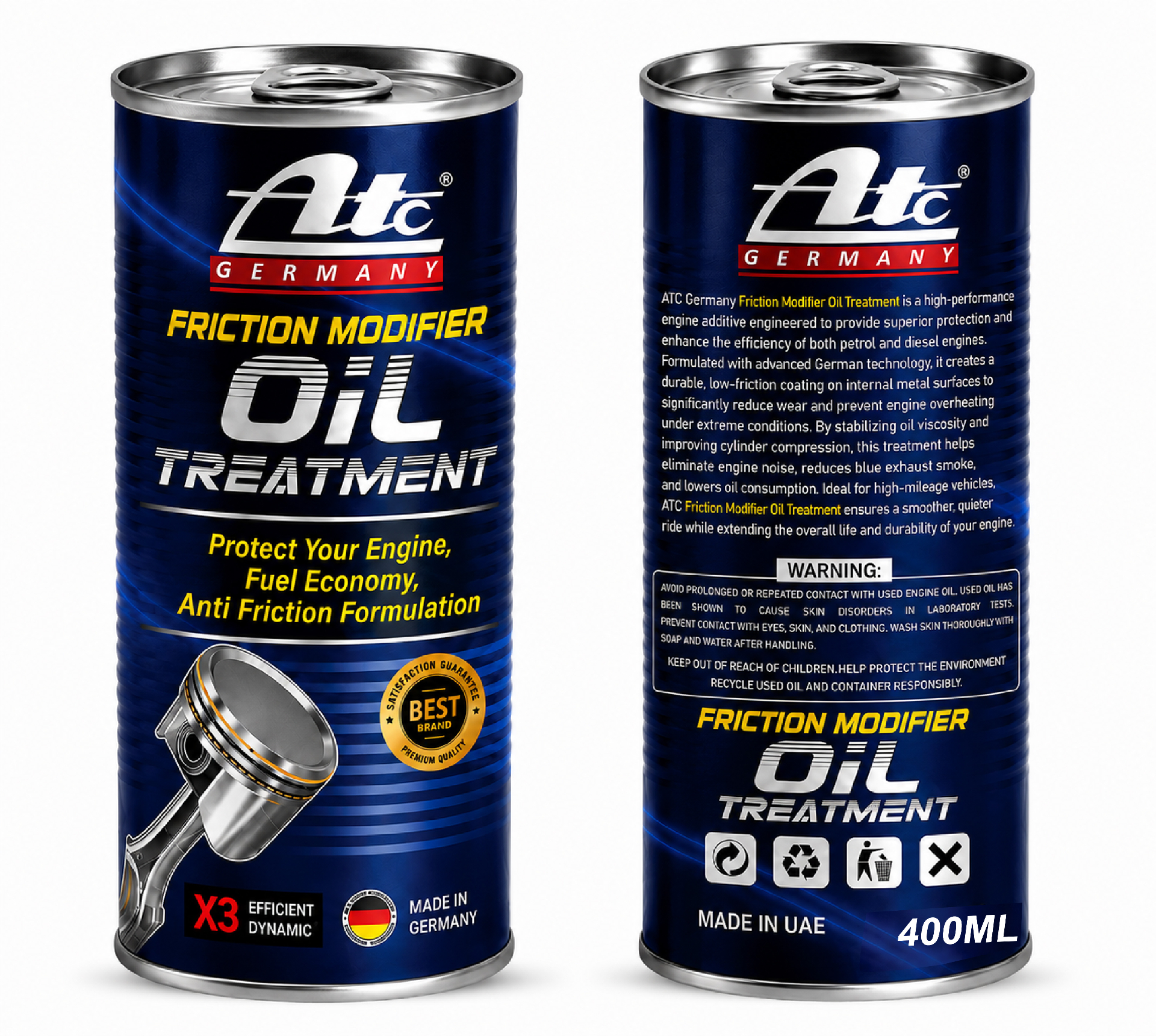 ATC Germany Friction Modifier Oil Treatment (400ml)